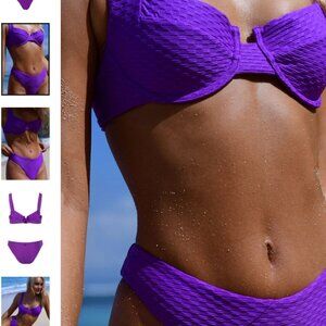 Vetchy Purple Bikini Set